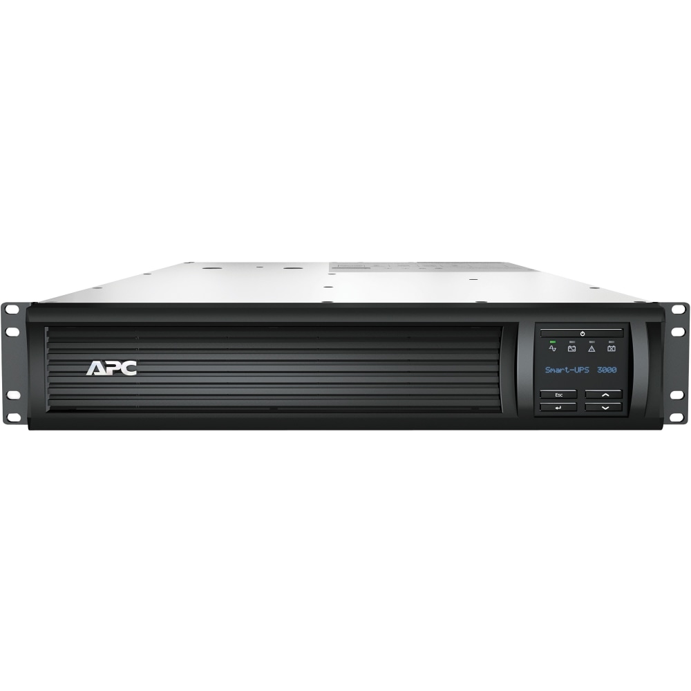 APC by Schneider Electric Smart-UPS 3000VA LCD RM 2U 120V with Network Card - 2U Tower - 3 Hour Recharge - SMT3000RM2UNC MPN:SMT3000RM2UNC