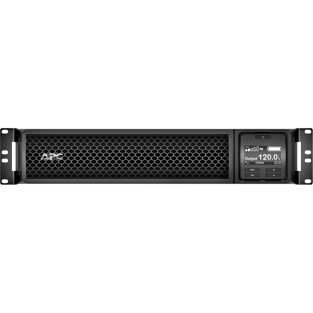 APC Smart-UPS On-Line, 3kVA, Rackmount 2U, 120V, 8x 5-20R+1x L5-30R NEMA outlets, Network Card, Extended runtime, W/ rail kit - SRT3000RMXLANC MPN:SRT3000RMXLA-NC