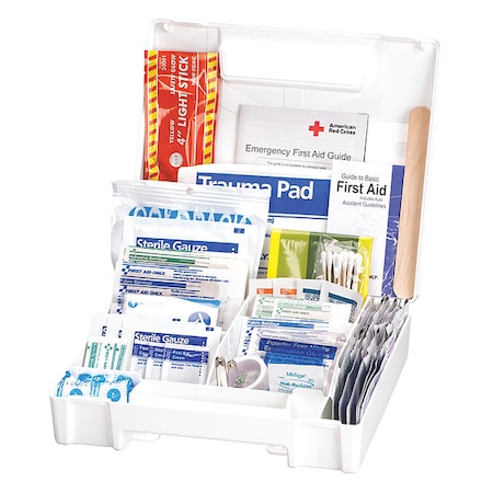 Bulk First Aid kit, Plastic, 10 Person MPN:711340