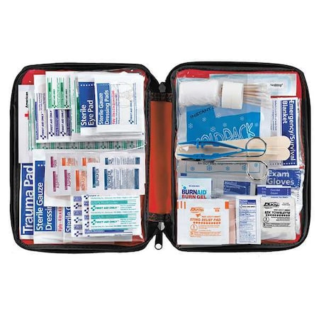First Aid Kit and Housing, PVC 299 Components, 25 People Served MPN:711442