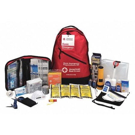 First Aid Kit, Nylon 184 Components, 1 People Served MPN:91051