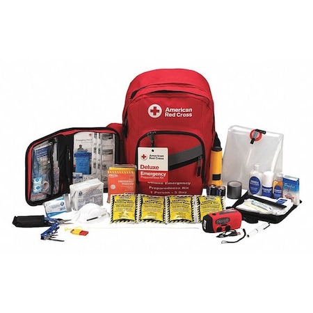 First Aid Kit, Nylon 184 Components, 1 People Served MPN:91052