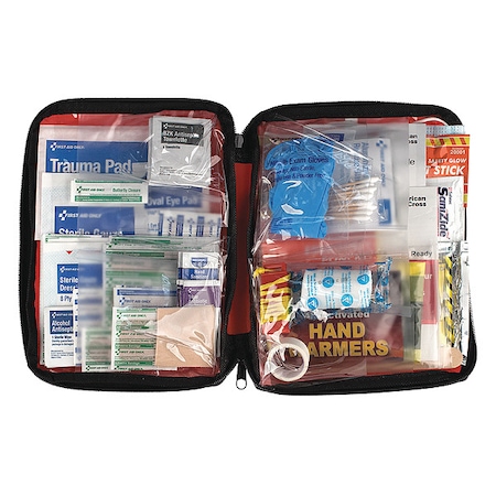 Emergency Preparedness Kit, Nylon Bag, 106 Components, 24 People Served MPN:RC-562