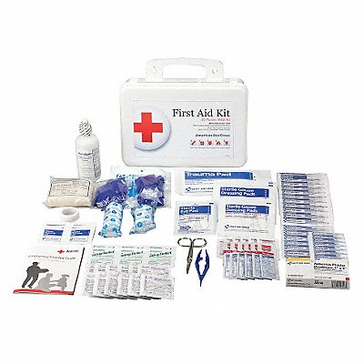 First Aid Kit Bulk White 107 Pcs 25 Ppl MPN:711123