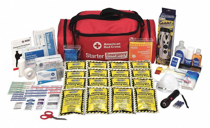 First Aid Kit Nylon 7 H x 17 W x 9 D MPN:91050