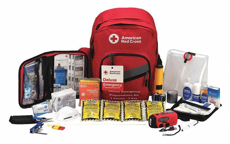 First Aid Kit Nylon 17 H x 16 W Red MPN:91052