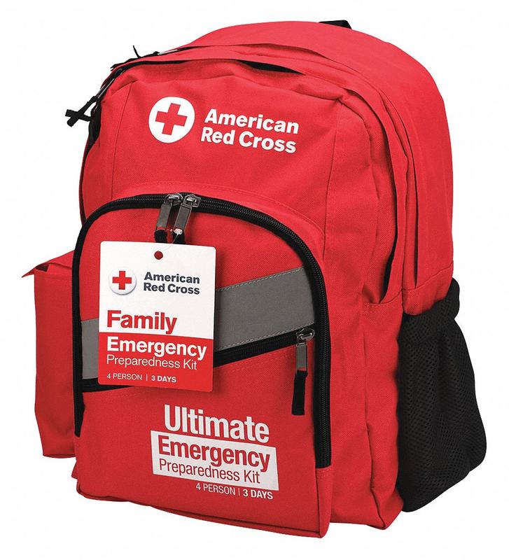 First Aid Kit Nylon 17 H x 16 W Red MPN:91053
