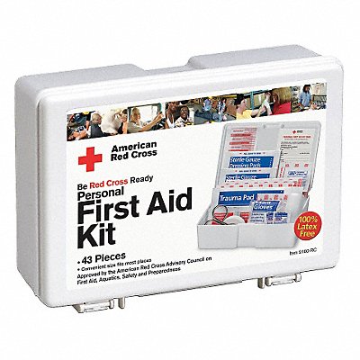 First Aid Kit Bulk White 44 Pcs 10 Ppl MPN:9160-RC