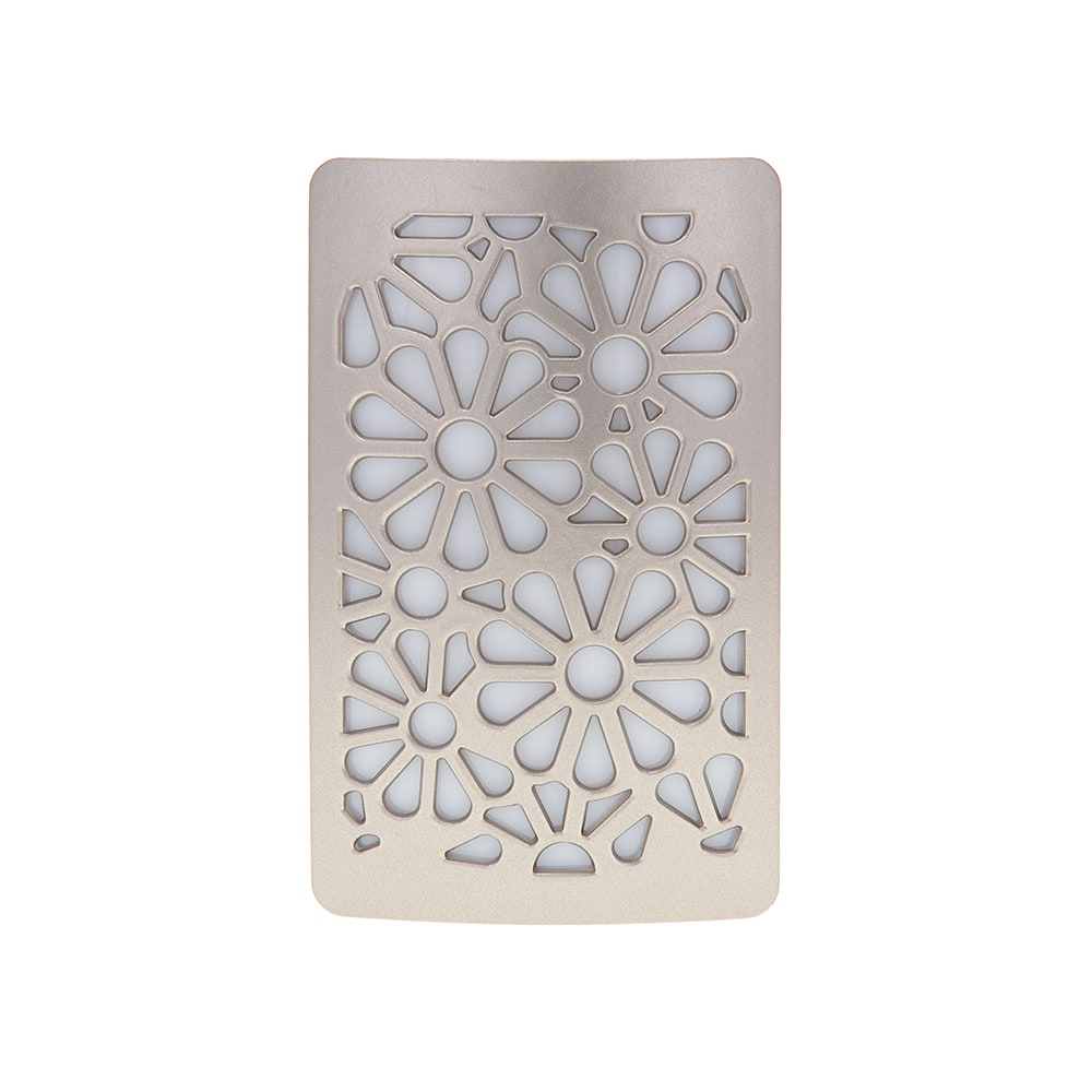Westek Floral DecoPlug Night Light, Nickel MPN:NL-DPFL-N
