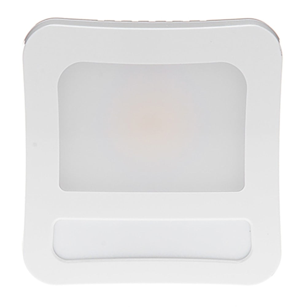 Westek Micro Flood Night Light, 2-5/8in x 2-5/8in x 1-1/2in, White, Total Qty 1 MPN:NL-FDLT