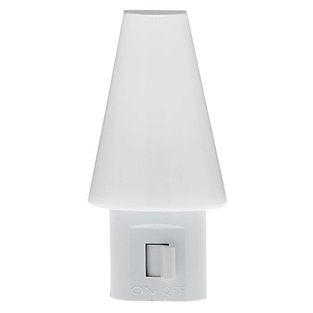 Westek Tipi Manual LED Night Light, 3-3/16in x 1-5/8in x 1-1/2in, White, Total Qty 1, NLTIPIF MPN:NL-TIPI-F