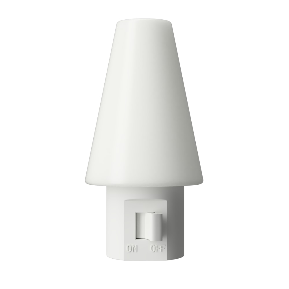 Westek Tipi Manual LED Night Lights, 3-3/16in x 1-5/8in x 1-1/2in, White, Total Qty 2, NLTIPIF2 MPN:NL-TIPI-F2