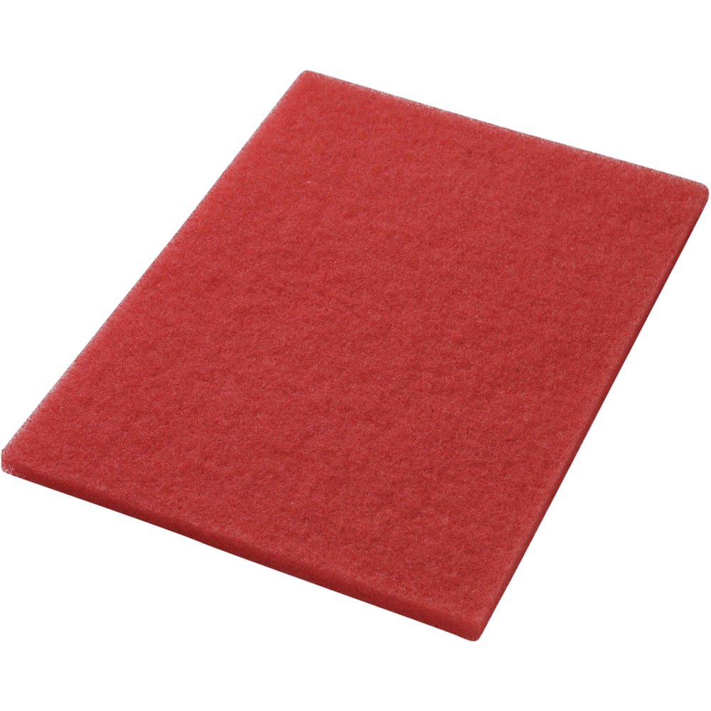 Americo Buffing Pads, 20inH x 14inW, Red, Set Of 5 Pads MPN:40441420
