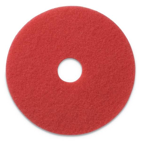 Red Buff Floor Pad, 20in., PK5 MPN:404420