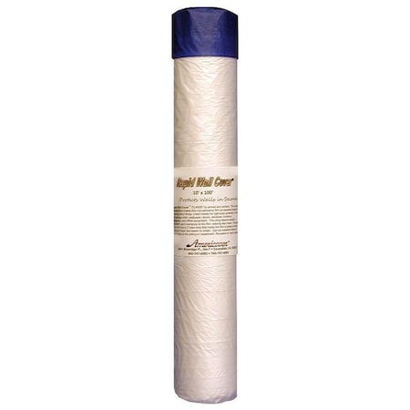 Light Duty Static Construction Film, 2 mil Thick, 10 ft Width, 100 ft Length, Frosted Clear MPN:RWC10