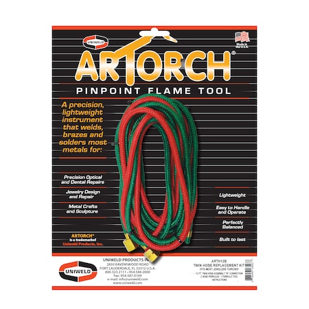 ArTorch Twin Hose 12Ft 3/16