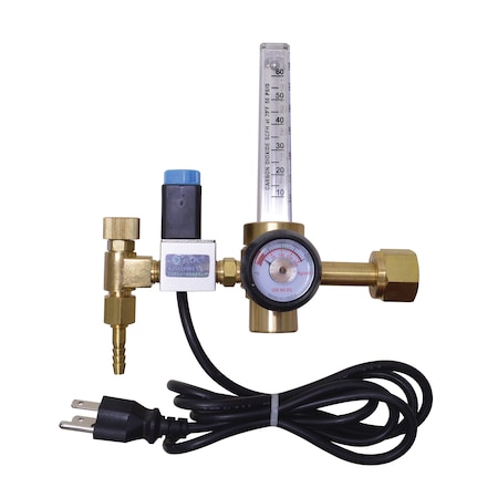 CO2 Flowmeter Reg w/Solenoid CGA320 MPN:FR13SV