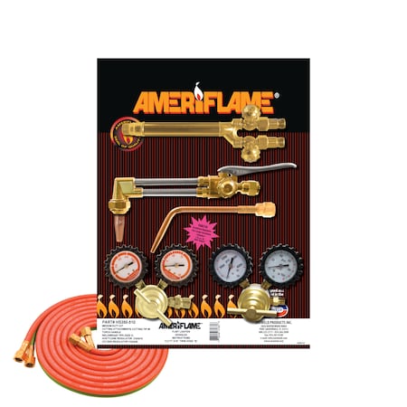 Weld/Braze/Cut Kit w/ CGA510 Acet. Reg MPN:HS350-510