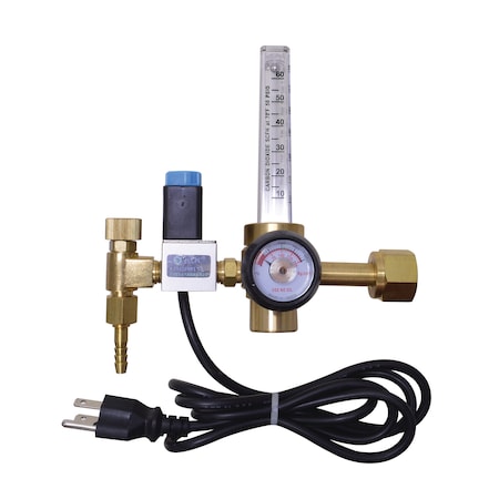 CO2 Flowmeter Reg w/Solenoid Kit CGA320 MPN:KFR13SV