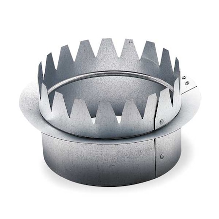 Snap On Collar, Round, Galvanized Steel MPN:G5010C