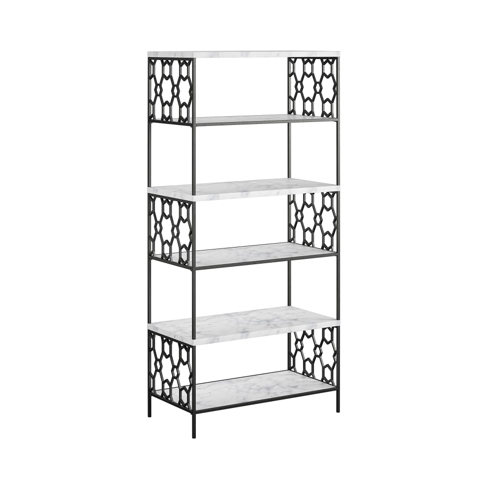 Ameriwood Home Ella 63inH 5-Shelf Bookcase, White MPN:4040891COM