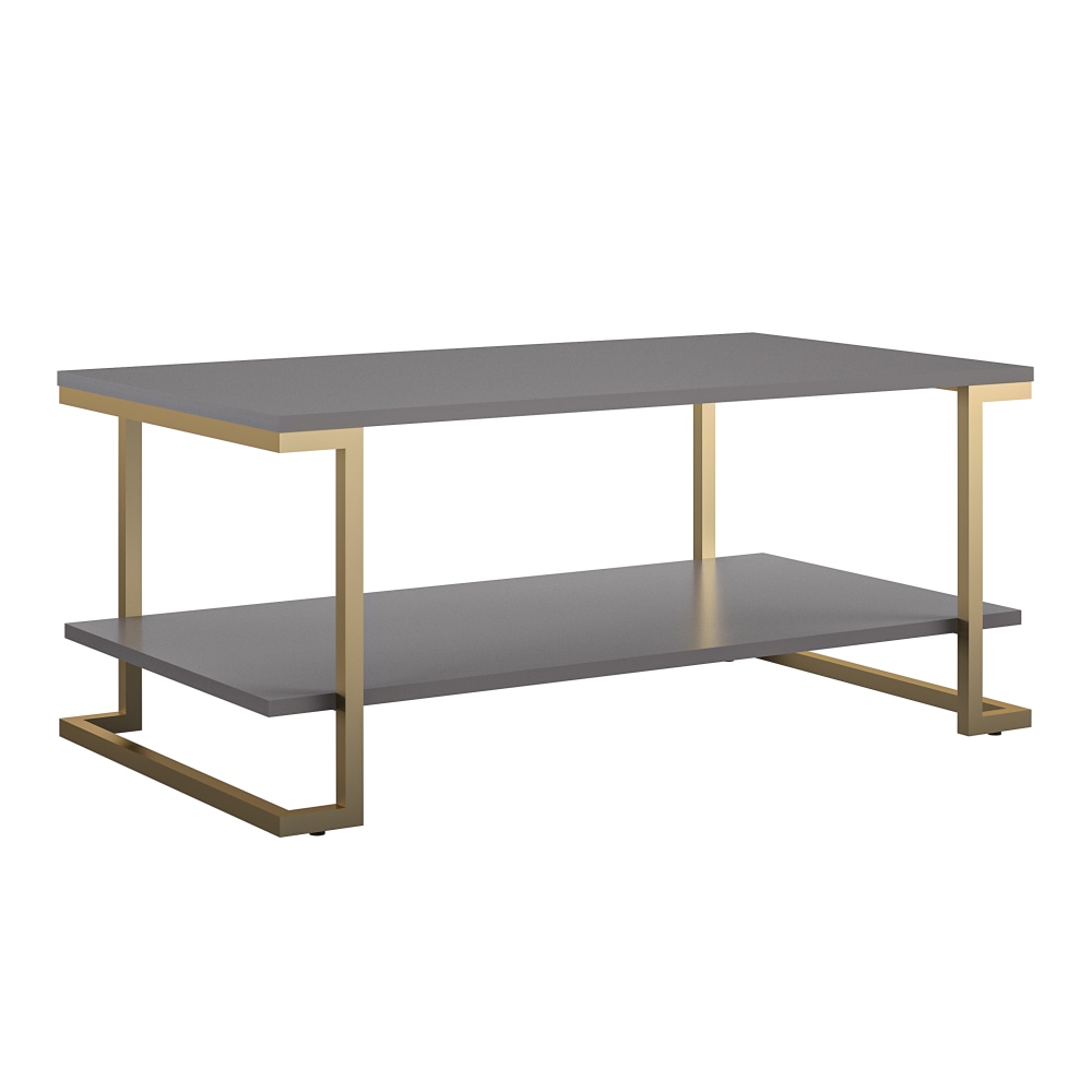 Ameriwood Home Camila Coffee Table, 17-13/16inH x 41-5/8inW x 23-5/8inD, Gray MPN:7794408COM
