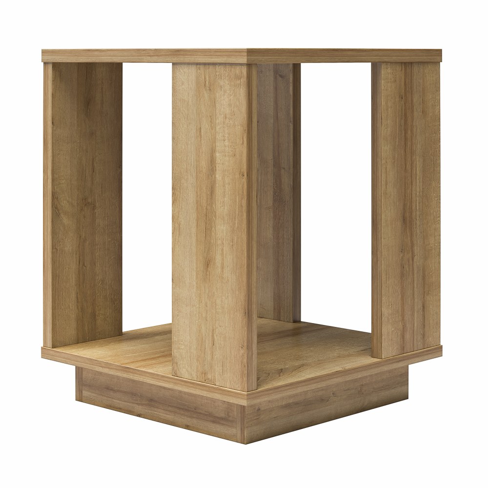 Ameriwood Home Knowle Contemporary Side Table, 19-1/2inH x 15-9/16inW x 15-9/16inD, Natural MPN:7837348COM