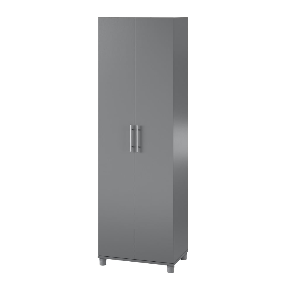 Ameriwood Home Camberly 24inW Utility Storage Cabinet, Gray MPN:2579408COM