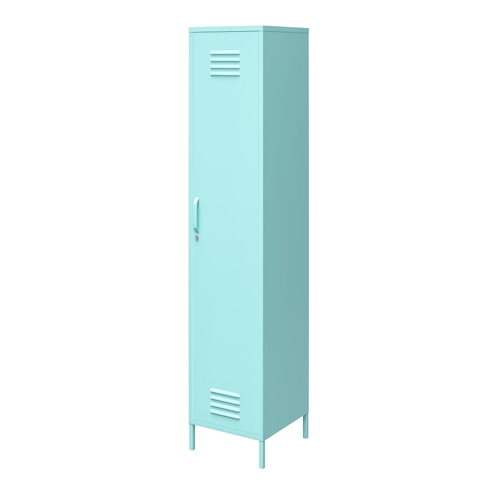 Ameriwood Home Cache Single Metal Locker Storage Cabinet, 72-7/8inH x 15inW x 15-3/4inD, Mint MPN:5244811COM