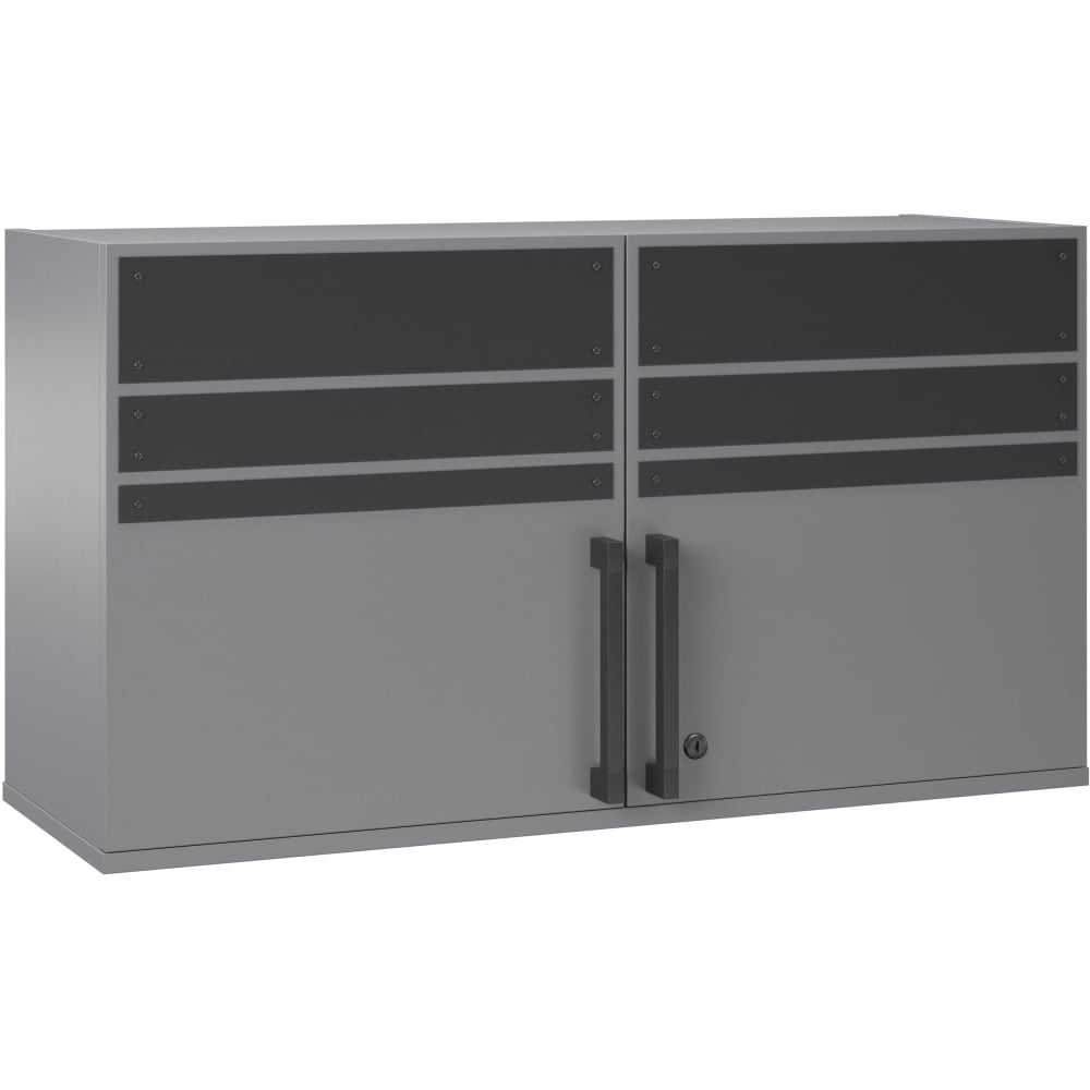 Ameriwood Home Systembuild Evolution Shelby 36inW Wall Cabinet, Graphite MPN:8129408COM