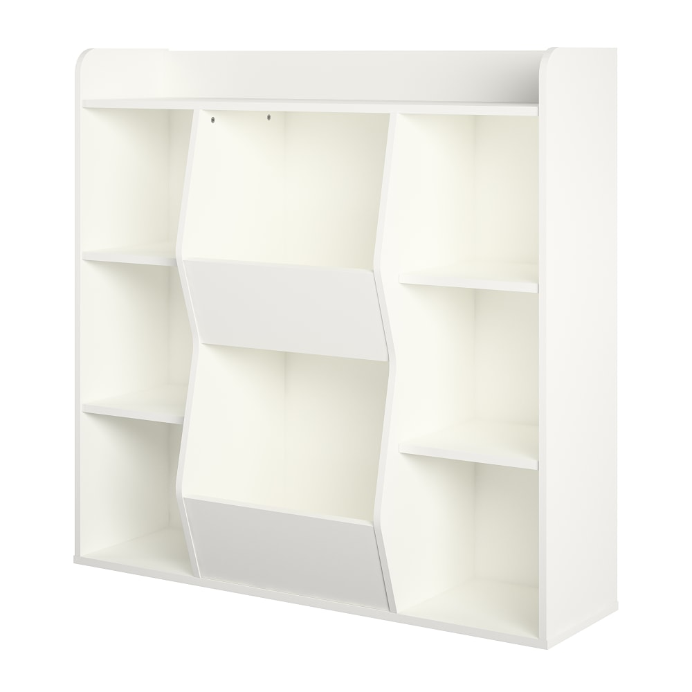 Ameriwood Home Nathan Kids 41inH 8-Cube Large Toy Storage Bookcase, White MPN:DE77170