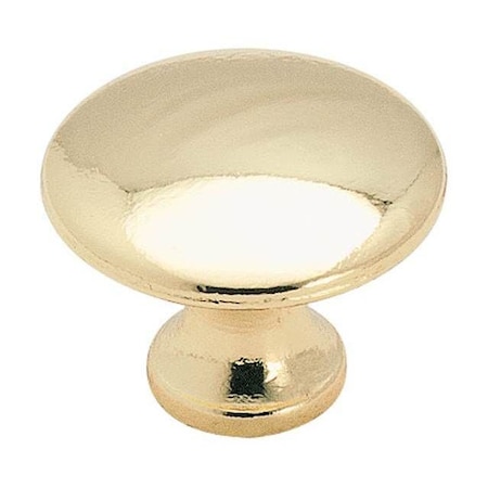 Diameter Value Cab Knob Bright Brass 255PB-25PACK 1-1/4