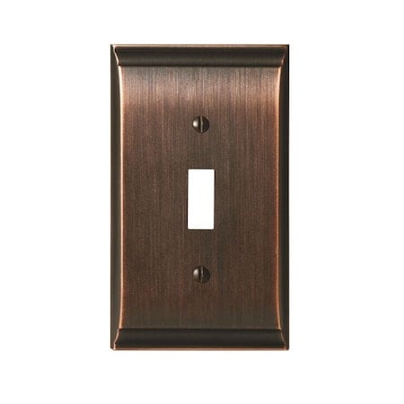 Candler 1 Toggle Wall Plates, Number of Gangs: 1 Zinc, Oil Rubbed Bronze Finish MPN:BP36500ORB