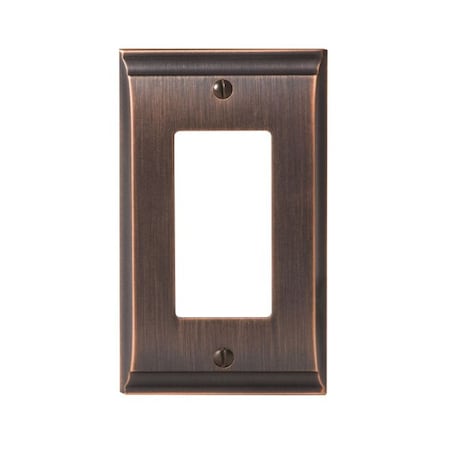 Candler 1 Rocker Wall Plates, Number of Gangs: 1 Zinc, Oil Rubbed Bronze Finish MPN:BP36504ORB