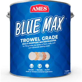 AMES BLUE MAX Liquid Rubber Waterproofer - Trowel Grade 1 Gallon Pail BMX1TG