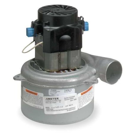 Vacuum Motor/Blower, Tangential, 3 Stage, 1 Speed, Acustek MPN:116765-00