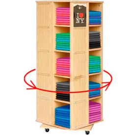 20 Bin Rotating T-Shirt Display With Clear Front 23-1/2