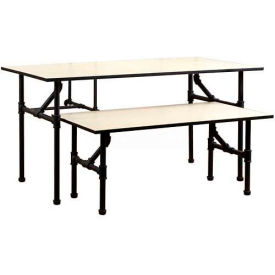 Nesting Pipe Rack Table Small 47-5/8