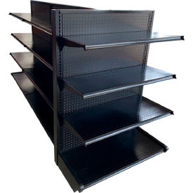 Amko Displays Gondola Shelving End Unit w/ T-Joiner Support Clip 36