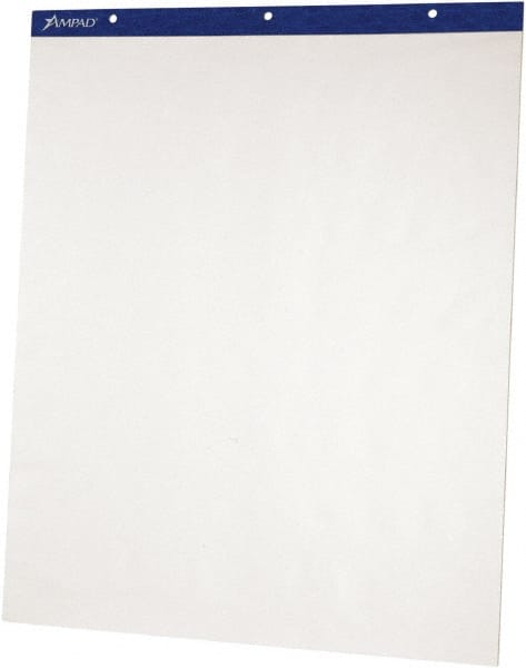 Flip Charts, Unruled, 27 x 34, White, 50 Sheets, 2/Pack, Flip Chart Easel MPN:TOP24028 - Pkg Qty 2