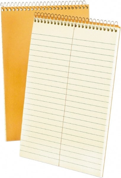 Gregg Steno Book: 60 Sheets, Gregg Ruled, Green Paper, Spiral Binding MPN:TOP25270
