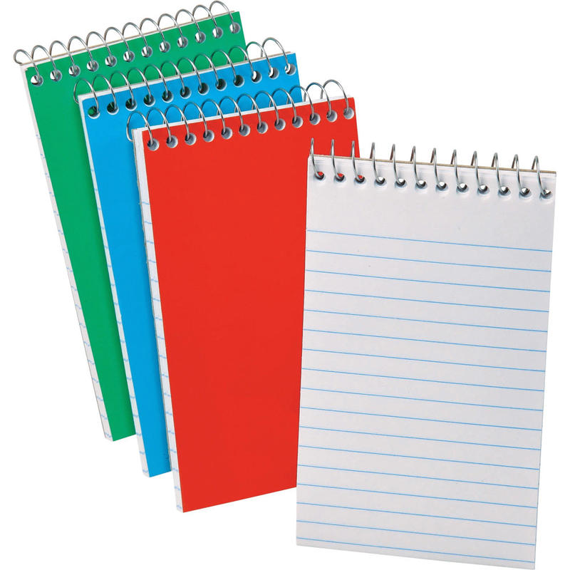 Oxford Pocket-Size Memo Books, 3in x 5in, Narrow Ruled, 60 Sheets, Assorted Colors, Pack Of 3 MPN:45093