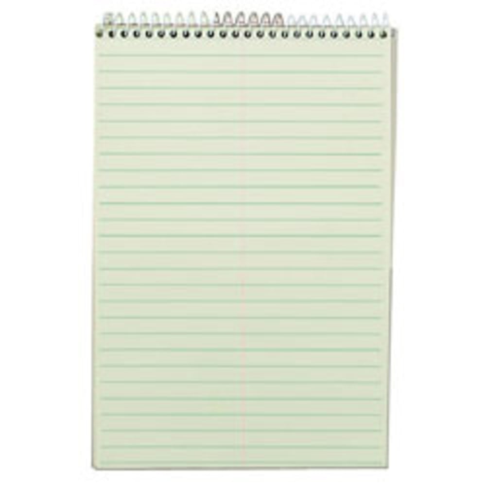 TOPS Steno Book, 6in x 9in, Gregg Ruled, 80 Sheets, Green (Min Order Qty 36) MPN:8021EA