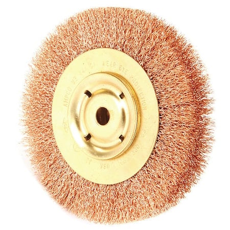 Crimped Wire Wheel Wire Brush, 6