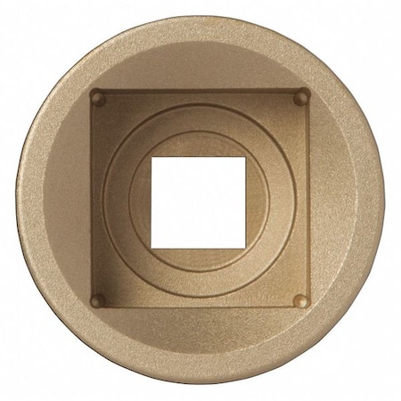 1/2 in Drive Impact Socket 1 5/8 in Size Square Standard Depth, Natural MPN:I-1/2D1-5/8 (4-PT)