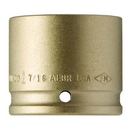1/2 in Drive Impact Socket 3/4 in Size Hex Standard Depth, Natural MPN:I-1/2D3/4
