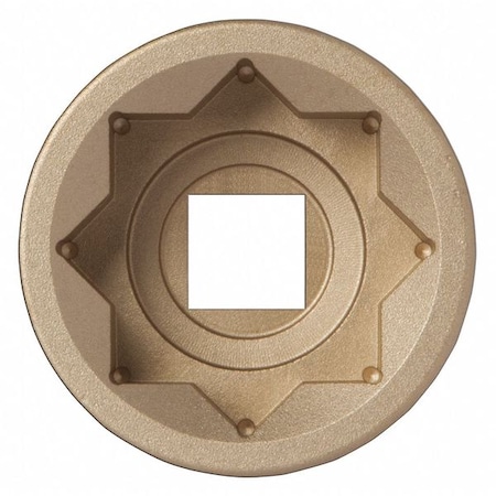 1 in Drive Impact Socket 2 1/2 in Size Double Square Standard Depth, Natural MPN:I-1D1-7/16 (8-PT)
