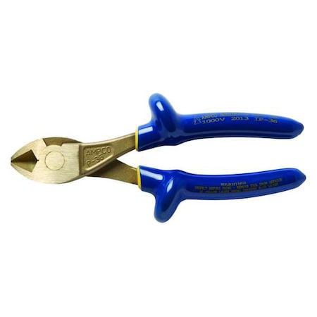 7 1/4 in Diagonal Cutting Plier Flush Cut Oval Nose Insulated MPN:IP-36