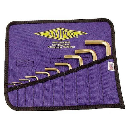 10 Piece Metric L-Shape Hex Key Set, M-42M MPN:M-42M