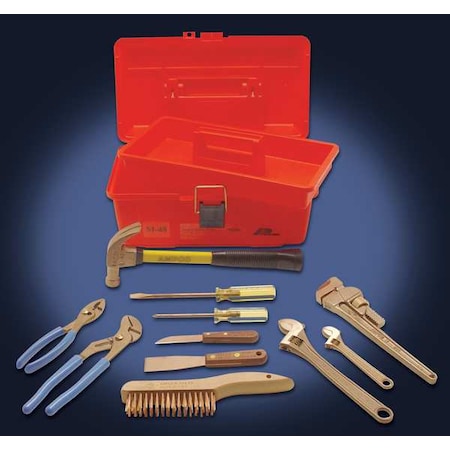 Hazmat Nonsparking Tool Set, 11 pc. MPN:M-48